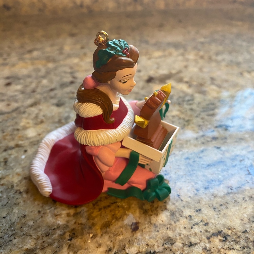 2 piece set of BEAUTY AND THE BEAST ORNAMENTS